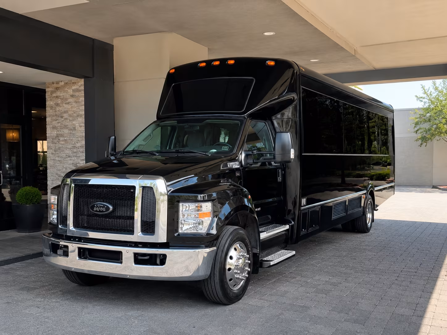 Louisville Concert & Music Festival Transportation party bus exterior
