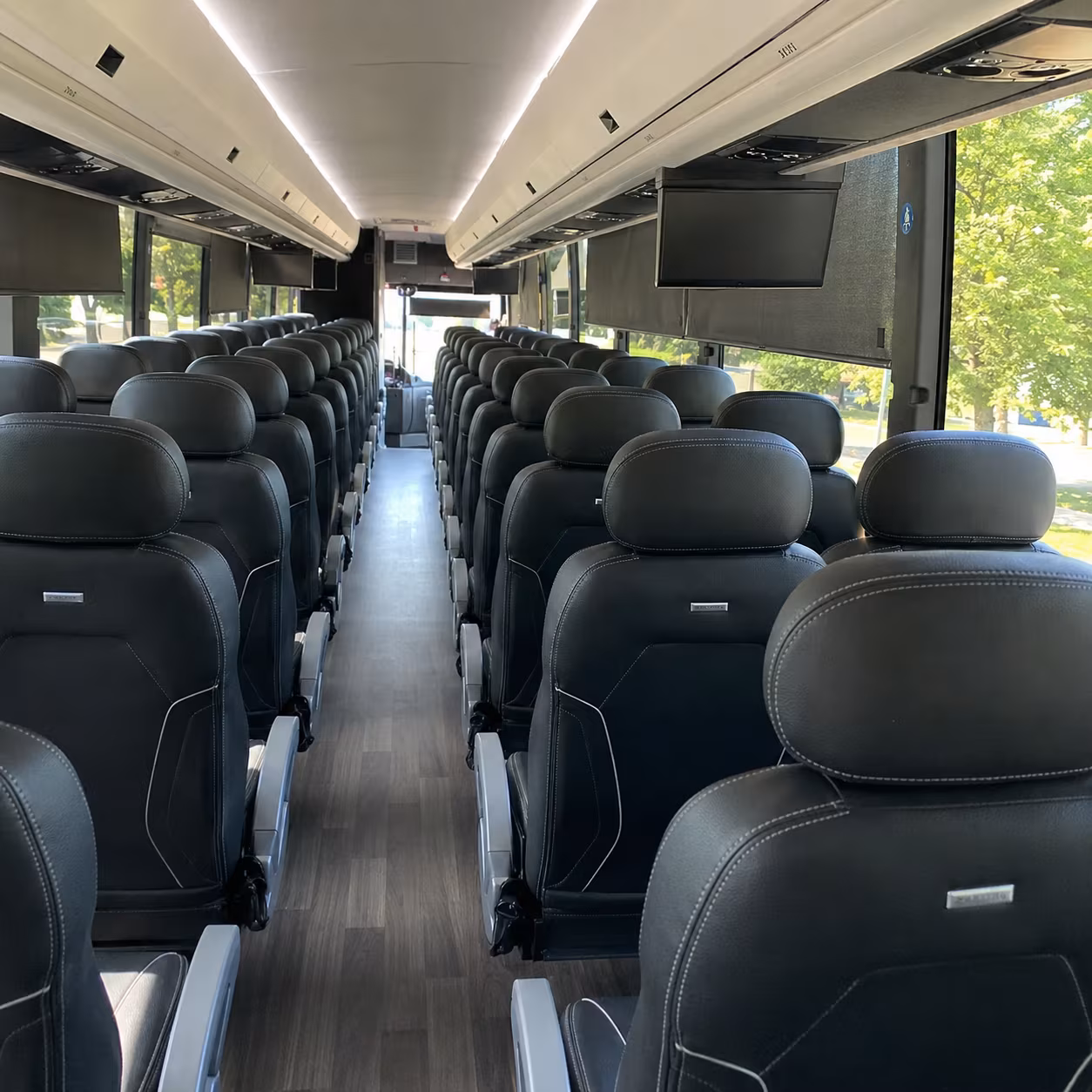 Louisville Corporate Transportation party bus interior