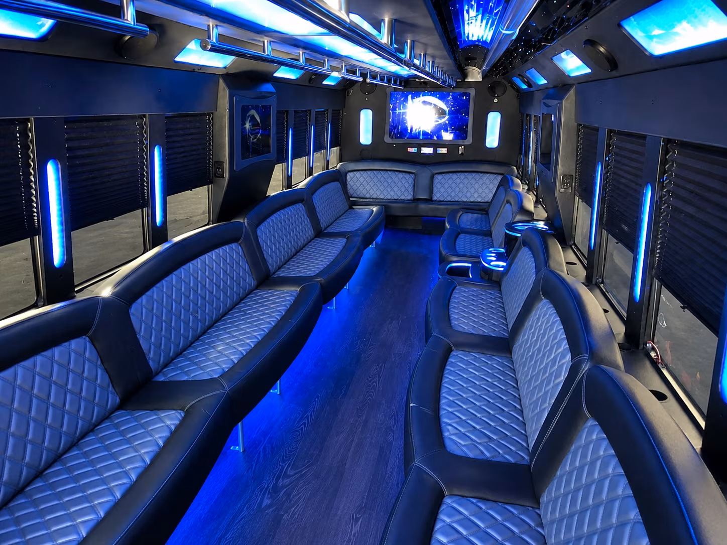 Louisville Private Event Transportation party bus exterior