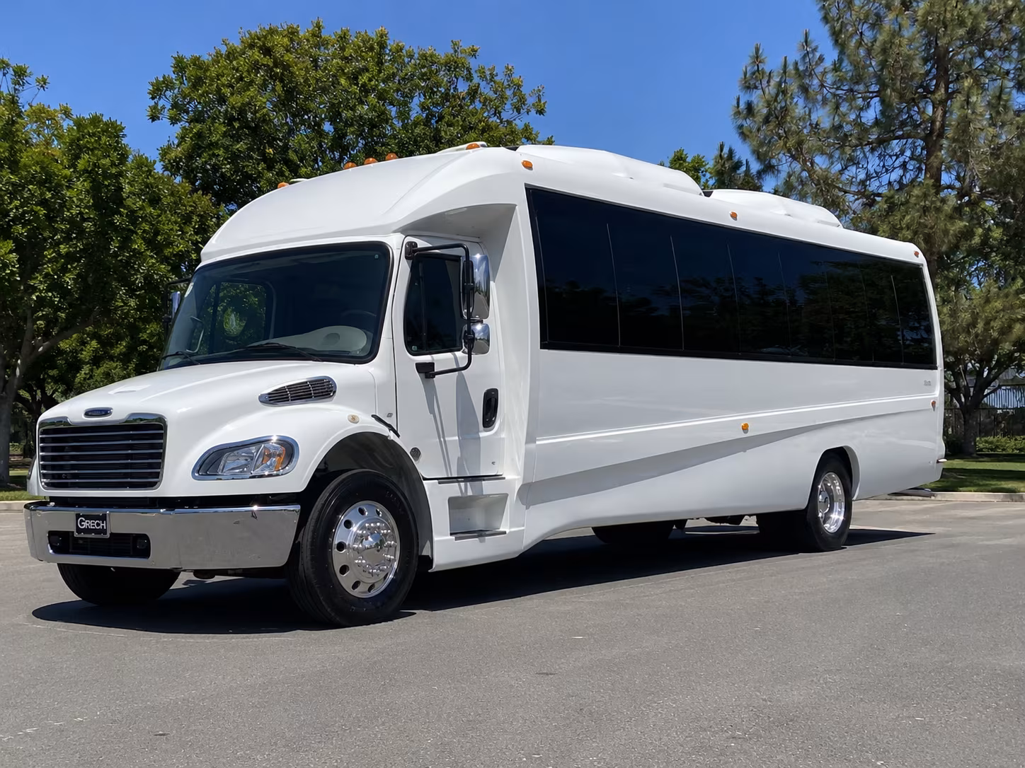 Louisville Private Event Transportation party bus exterior
