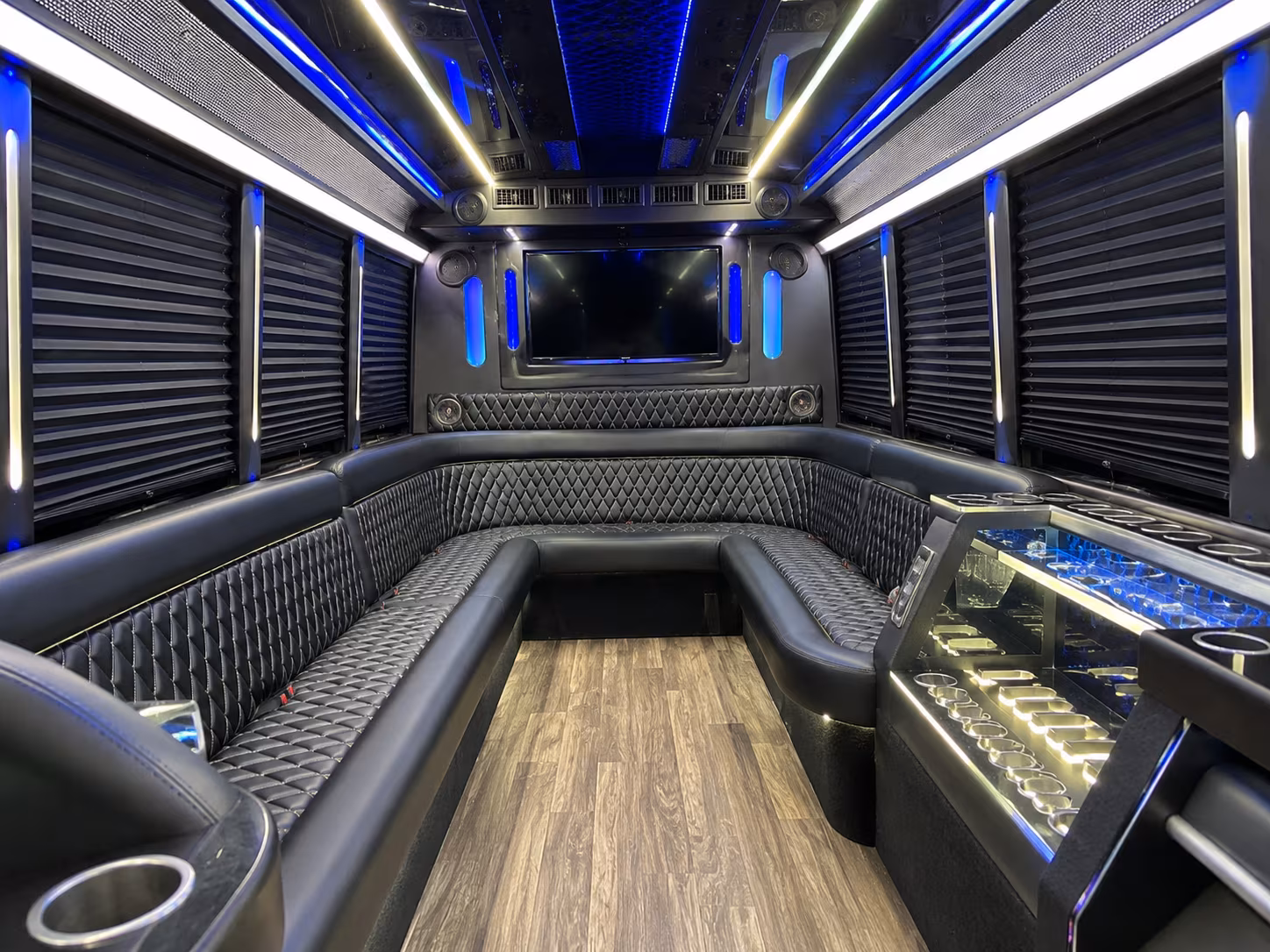 Louisville Private Event Transportation party bus exterior