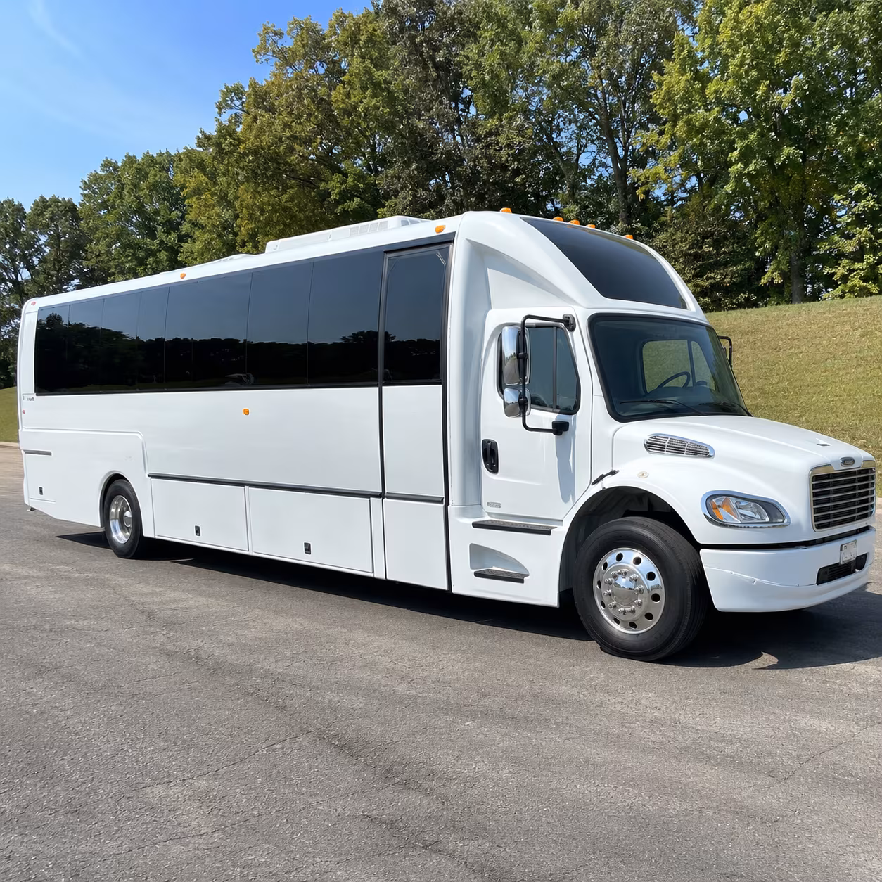 Louisville Private Event Transportation party bus exterior