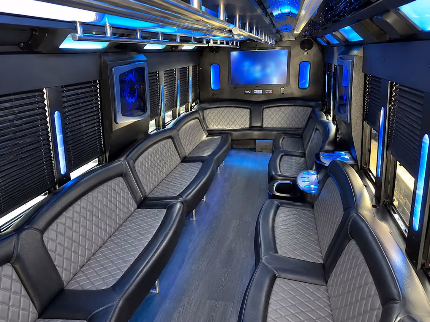 Louisville Private Event Transportation party bus exterior