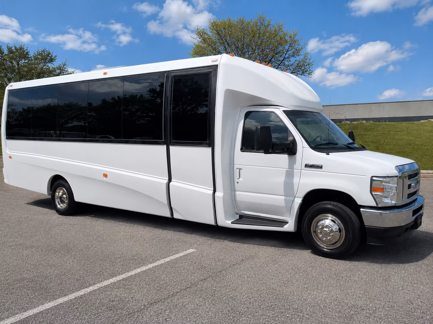 Louisville School Event Transportation party bus exterior