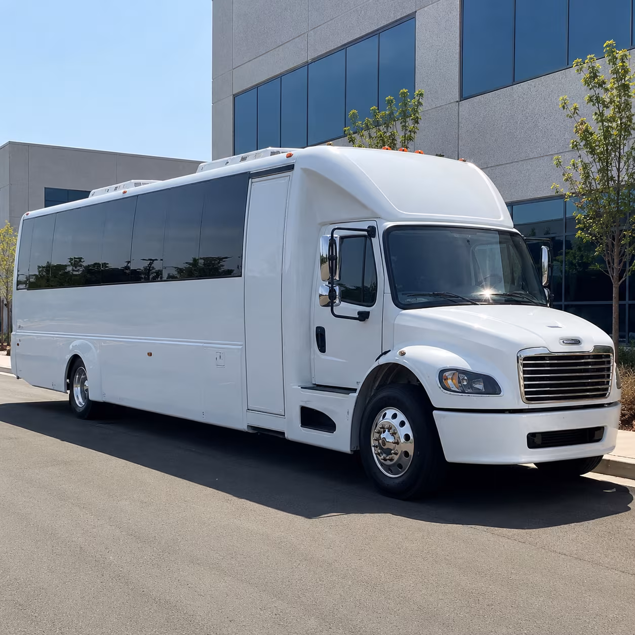 Louisville Wedding Transportation party bus exterior
