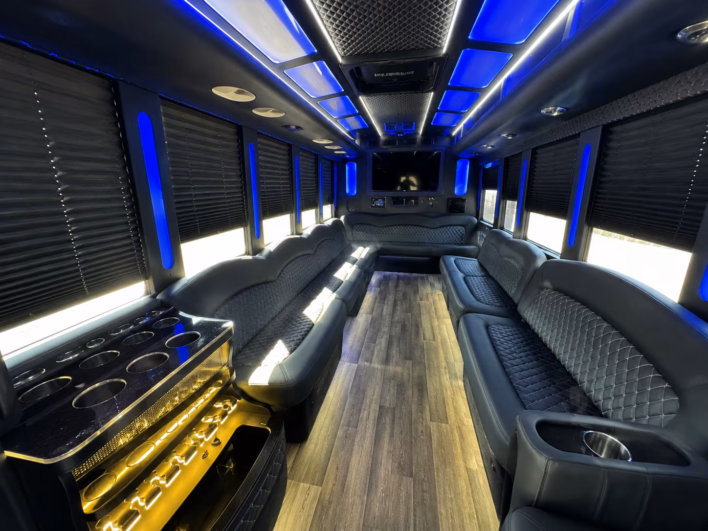 Louisville Wedding Transportation onboard seating
